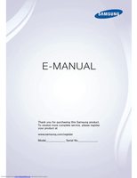 Samsung UN60J6200OM TV Operating Manual